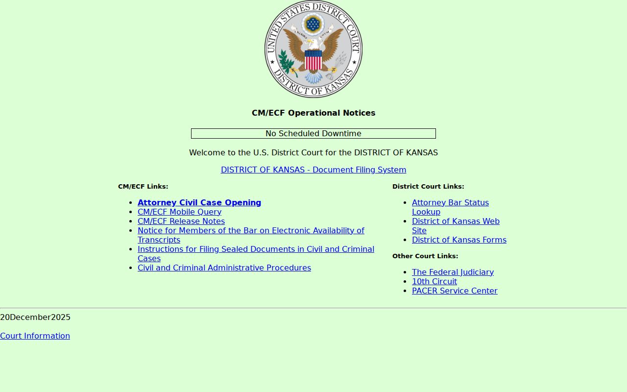 Clay County criminal docket federal CM ECF source