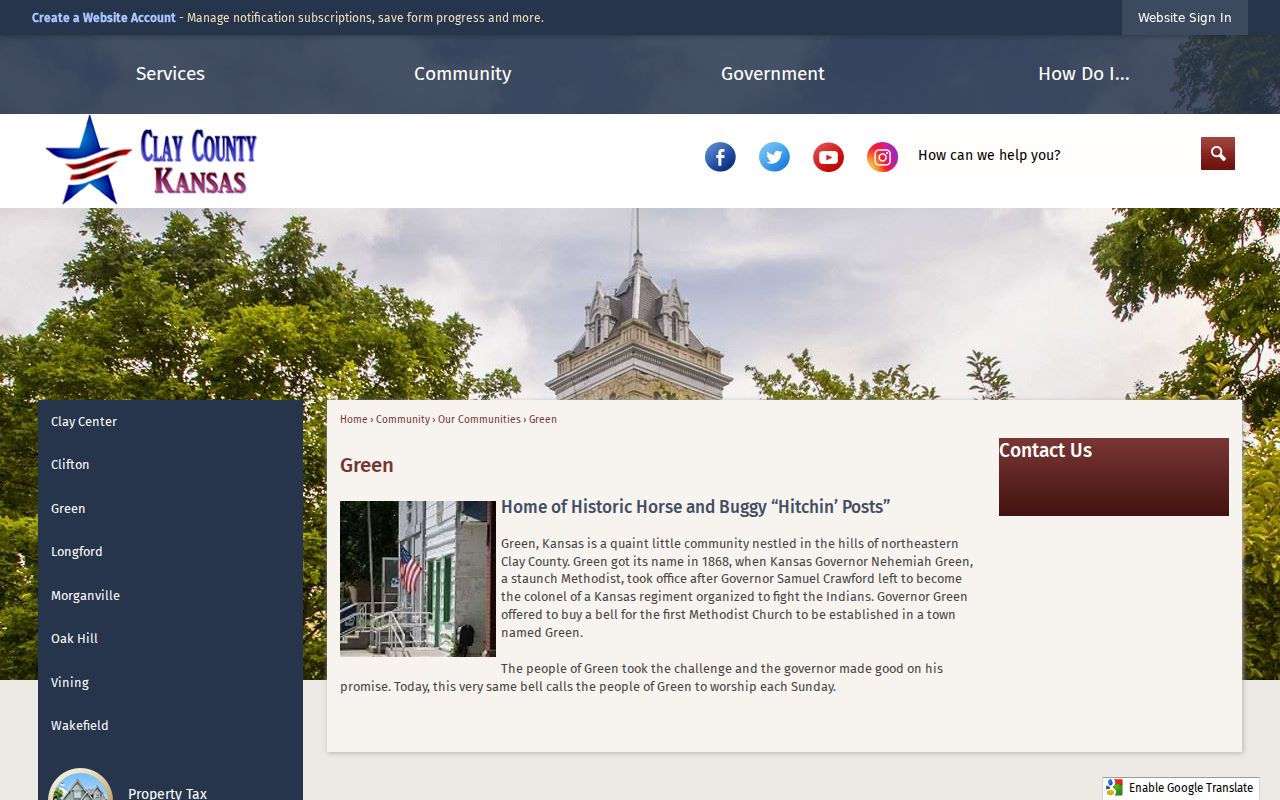 Green court docket official community profile